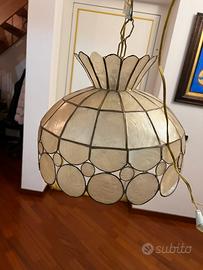 Lampadario in madreperla