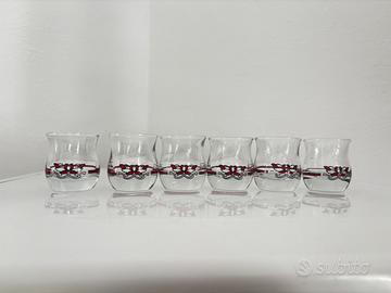 Set 6 bicchieri vintage da amaro Dado Maggi