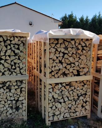 legna da ardere in bancali di faggio secco