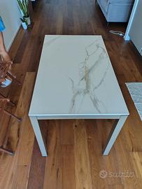 TAVOLO VENETA CUCINE in gres opaco allungabile