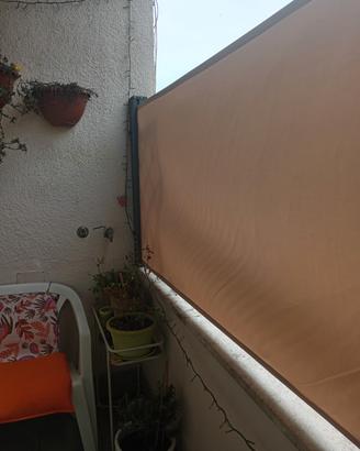 tenda da sole rullo orizzontale retrattile balcone