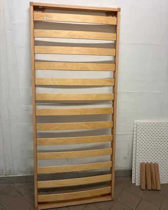 Rete con doghe in legno