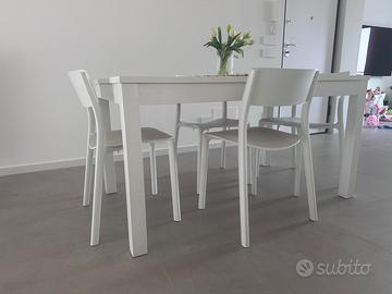 Tavolo 85 x 140 allungabile in legno
