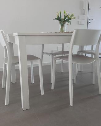 Tavolo 85 x 140 allungabile in legno
