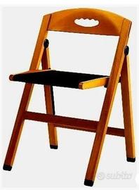 Set 6 sedie pieghevoli Foppapedretti serie moon