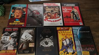 9 Videocassette VHS originali film vari