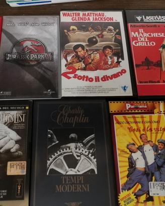 9 Videocassette VHS originali film vari