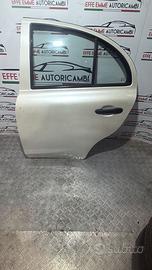 MICRA K13 PORTA POSTERIORE SINISTRA COLORE BIANCO
