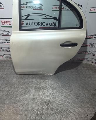 MICRA K13 PORTA POSTERIORE SINISTRA COLORE BIANCO