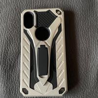 COVER IPHONE X RINFORZATA ARGENTO