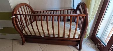 Lettino per Bambini in Noce massello