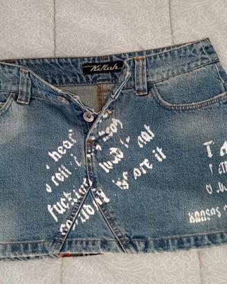 Minigonna jeans