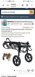 carrellino per cane disabile