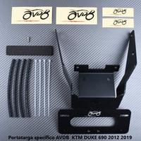 Portatarga specifico AVDB  KTM DUKE 690 2012 2019