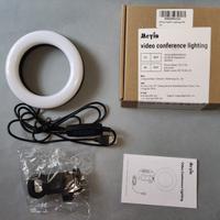 Ringlight 12cm luminosità regolabile - Nuovo