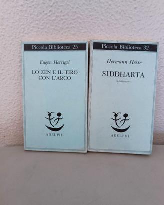 Lotto 2 Libri Adelphi: Siddharta (Hesse) + Lo Zen