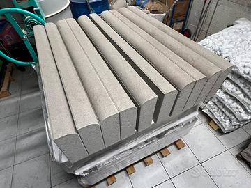 CORDOLI IN CEMENTO 100x24x8 cm FINITURA AL QUARZO