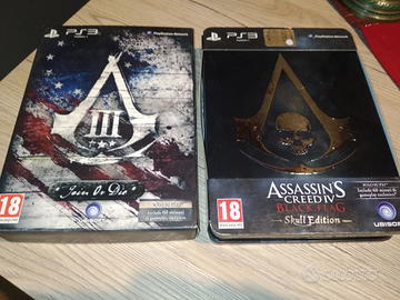 Assassin's Creed 3 e Black Flag Edizioni Speciali