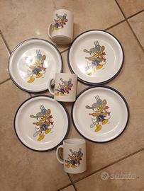 Disney lotto piatti e mug