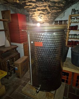 Serbatoi in acciaio inox e vetroresina, botti vino