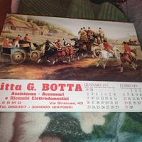 Calendario completo della ditta G. Botta del 1977