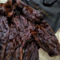 Pelliccia vera di visone vintage- Made in Italy