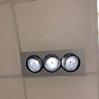 Faretti da incasso con tre luci direzionabili