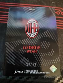 Card George Weah AC Milan DAKA Ineffable /19 Limit