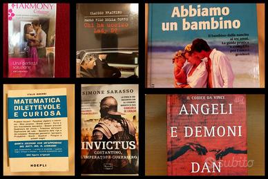 Libri vari istruttivi, saggi, thriller, narrativa