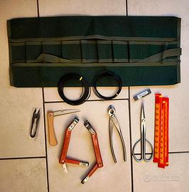 Attrezzi per bonsai acciaio inox lotto 1
