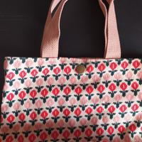 Tote bag - borsa piccola fiori rosa e rossi