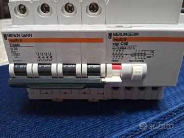 Merlin Gerin magnetotermico differenziale 