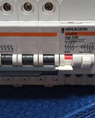 Merlin Gerin magnetotermico differenziale 