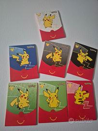 Carte pokemon 25th anniversario Mc Donald