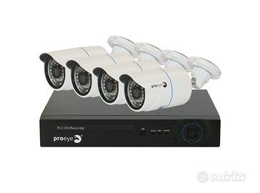 kit videosorveglianza senza WiFi
