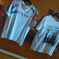 Set di due t-shirt Guess da uomo, taglia S