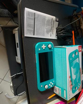 Nintendo switch lite + alimentatore e ricevuta