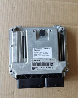 Centralina motore BMW 118 D 1995cc F20 del 2011