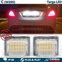 Luci TARGA LED PER Mercedes Classe C W205 CANbus