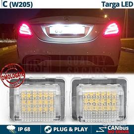 Luci TARGA LED PER Mercedes Classe C W205 CANbus