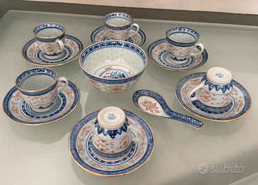 Set Vintage in porcellana cinese "chicco di riso"