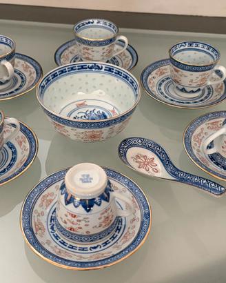 Set Vintage in porcellana cinese "chicco di riso"