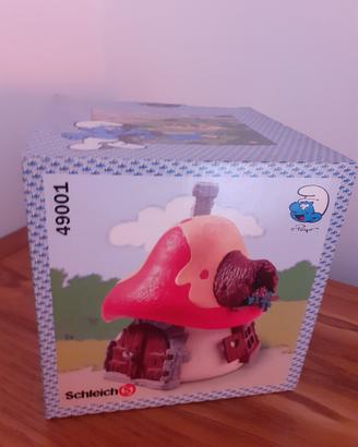Puffi casa grande 49001 completa scatola 