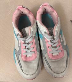 Sneakers  Mistral tg 38 bianco rosa