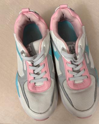 Sneakers  Mistral tg 38 bianco rosa