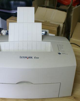 Stampante lexmark E322 laser nera