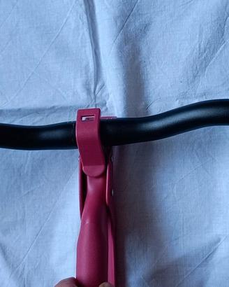 Manubrio per MTB o City Bike nero con manopole