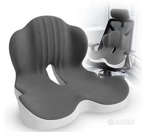 Grande cuscino per sedile in memory foam con suppo