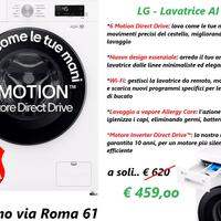 lavatrici Lg 8 kg vapore 1400 giri wifi