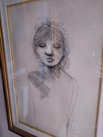 disegno a pennino di Colombotto Rosso
